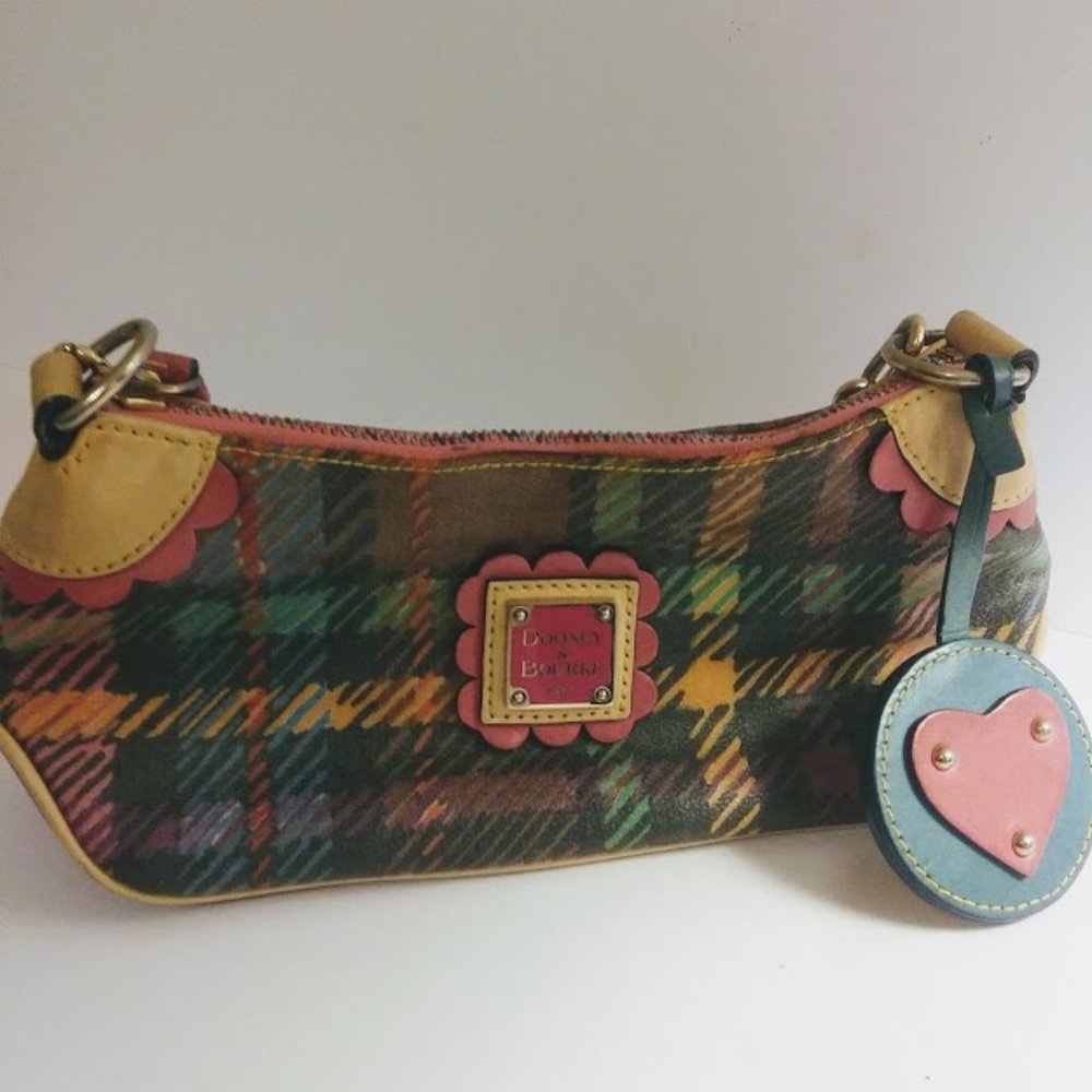 Vintage Dooney & Bourke plaid bag